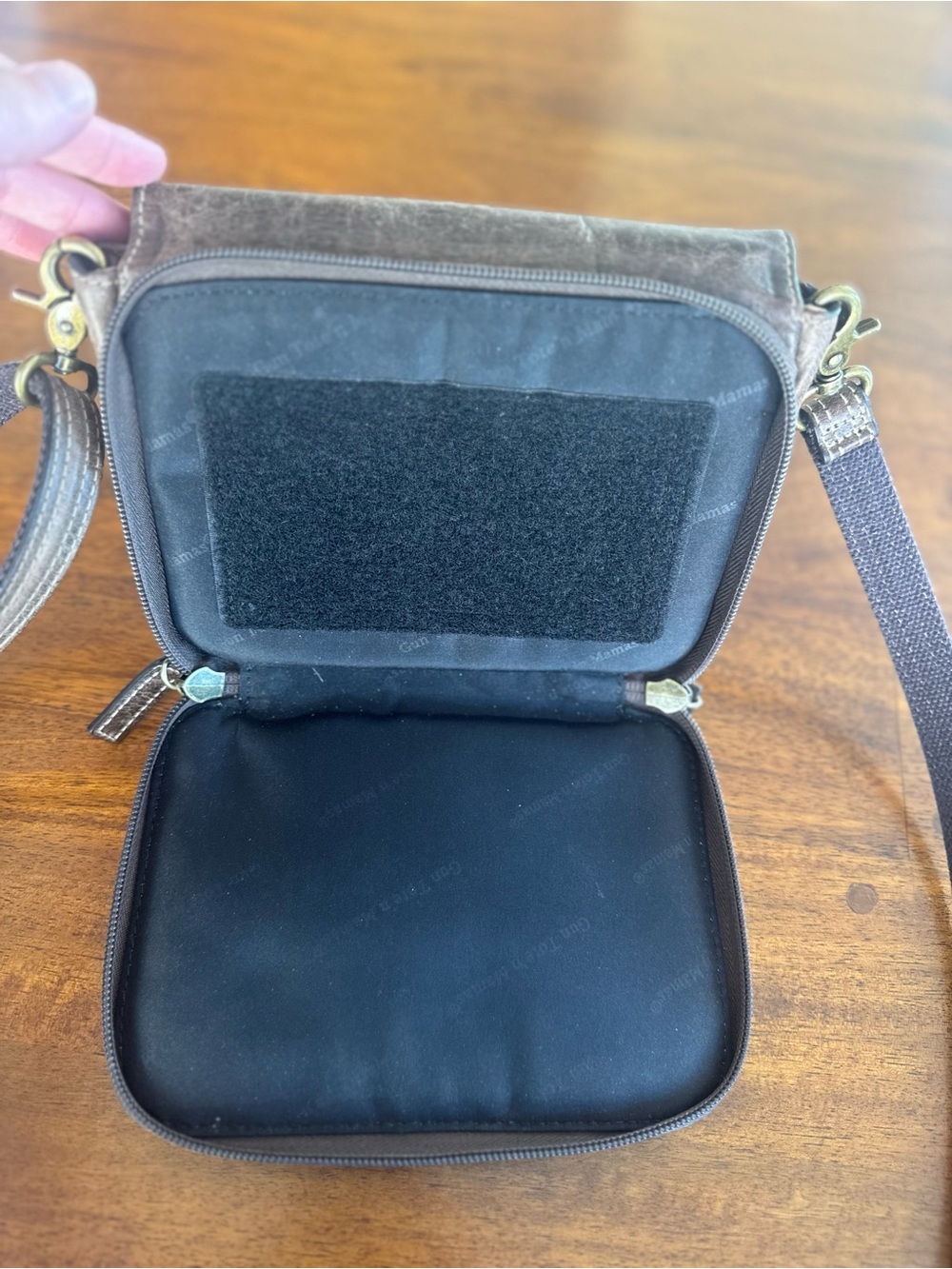 Gun Tote’n Mamas 👜 Leather Crossbody Organizer Concealed Carry Purse - Picture 3 of 4
